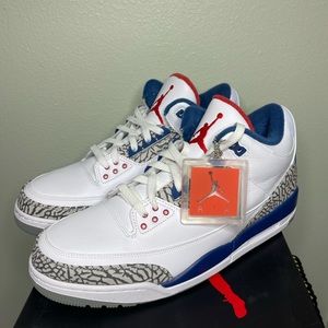 Air Jordan 3 Retro OG Mid True Blue 2016 (DEAD STOCK) Mint Size 13